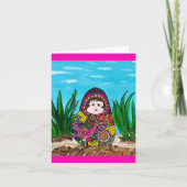 Matryoshka Doll Grußkarte Karte (Vorderseite)