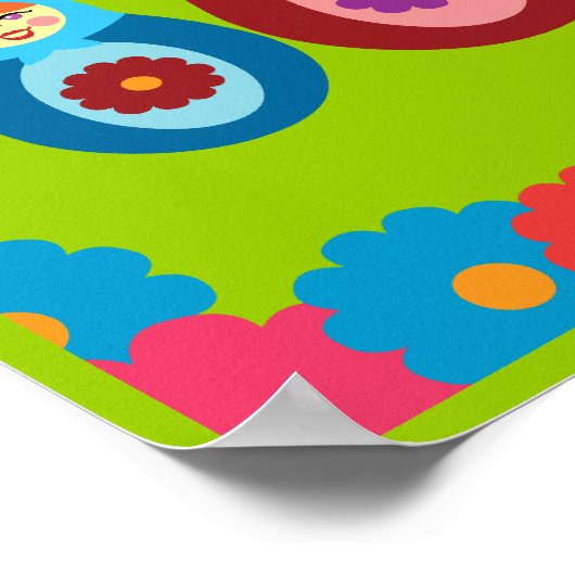 Matryoshka Dolls Poster (Ecke)
