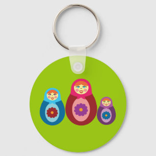 Matryoshka Dolls Schlüsselanhänger