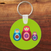 Matryoshka Dolls Schlüsselanhänger (Vorderseite)