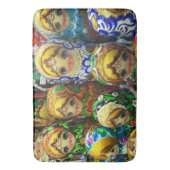 Matryoshka Dolls Souvenir Kiosk Travel Foto Badematte (Vorderseite Vertikal)
