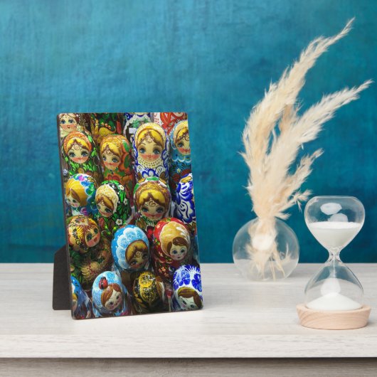 Matryoshka Dolls Souvenir Kiosk Travel Foto Fotoplatte (Seite)