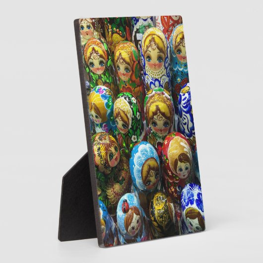 Matryoshka Dolls Souvenir Kiosk Travel Foto Fotoplatte (Seite)