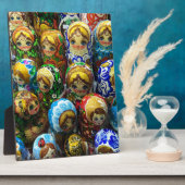 Matryoshka Dolls Souvenir Kiosk Travel Foto Fotoplatte (Seite)