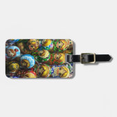 Matryoshka Dolls Souvenir Kiosk Travel Foto Gepäckanhänger (Vorderseite horizontal)