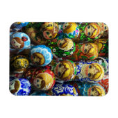 Matryoshka Dolls Souvenir Kiosk Travel Foto Magnet (Horizontal)