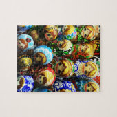 Matryoshka Dolls Souvenir Kiosk Travel Foto Puzzle (Horizontal)