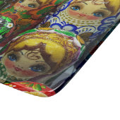 Matryoshka Dolls Souvenir Kiosk Travel Foto Schneidebrett (Ecke)