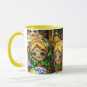 Matryoshka Dolls Souvenir Kiosk Travel Foto Tasse (Links)