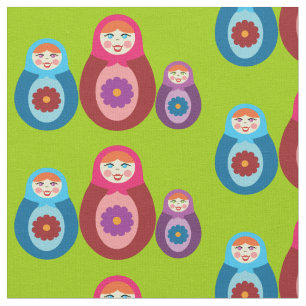Matryoshka Dolls Stoff