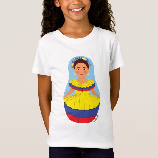 Matryoshka Girls' T-Shirt (Vorderseite)