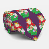 Matryoshka Krawatte (Gerollt)