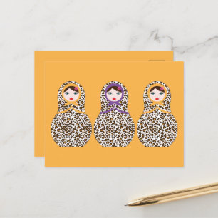 Matryoshka Missydoll Postkarte
