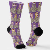 Matryoshka Missydoll Socken (Gewinkelt)