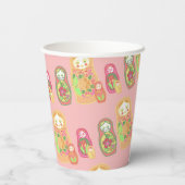 Matryoshka Pappbecher (Rückseite)