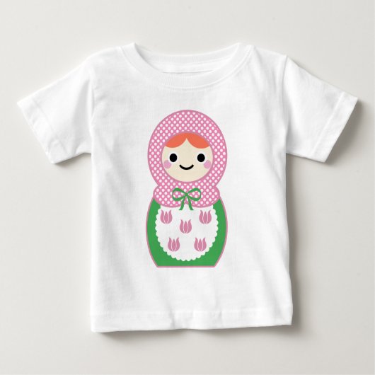 Matryoshka Puppe Baby T-shirt (Vorderseite)