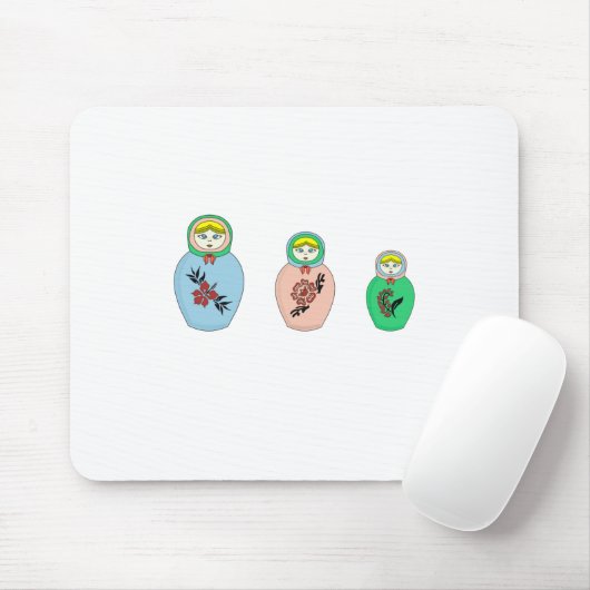 Matryoshka-Puppe Mousepad (Mit Mouse)