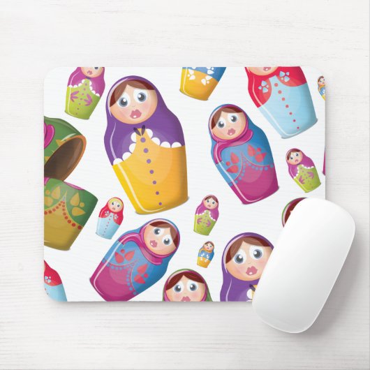 Matryoshka-Puppe - Russisches Muster für "Nested D Mousepad (Mit Mouse)