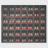 Matryoshka-Puppelplatz Geschenkpapier (Flach)