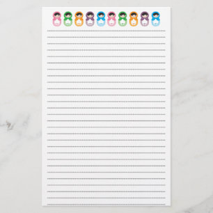 Matryoshka Puppen Briefpapier