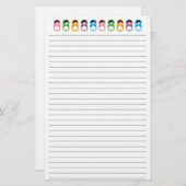 Matryoshka Puppen Briefpapier (Vorne/Hinten)