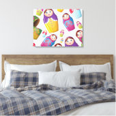 Matryoshka-Puppen Leinwanddruck (Insitu (Schlafzimmer))