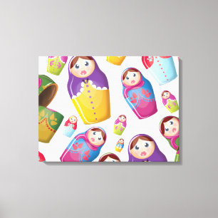 Matryoshka-Puppen Leinwanddruck
