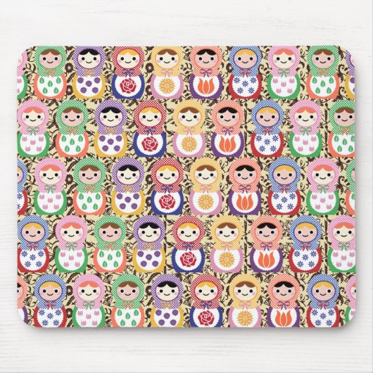 Matryoshka Puppen Mousepad (Vorne)