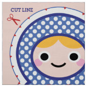 Matryoshka Puppen-Muster-Ausrüstung Stoff (Muster)