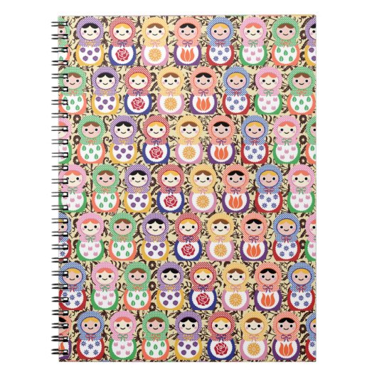 Matryoshka Puppen Notizblock (Vorderseite)