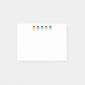 Matryoshka Puppen Post-it Klebezettel (Vorderseite)