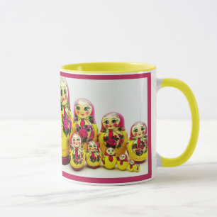 Matryoshka Puppen Tasse