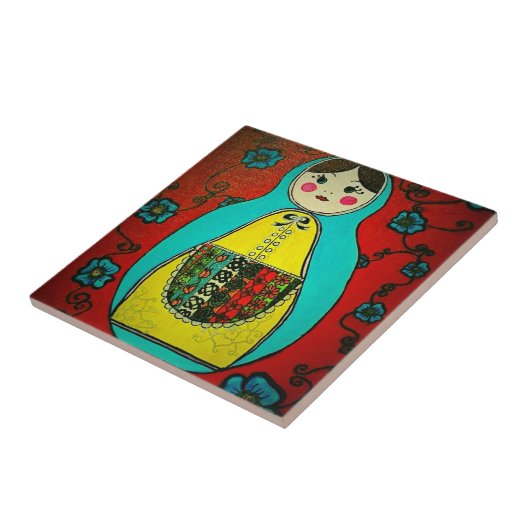matryoshka russische fliese (Seite)