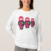 MATRYOSHKA, RUSSISCHE PUPPE T-Shirt (Vorderseite)