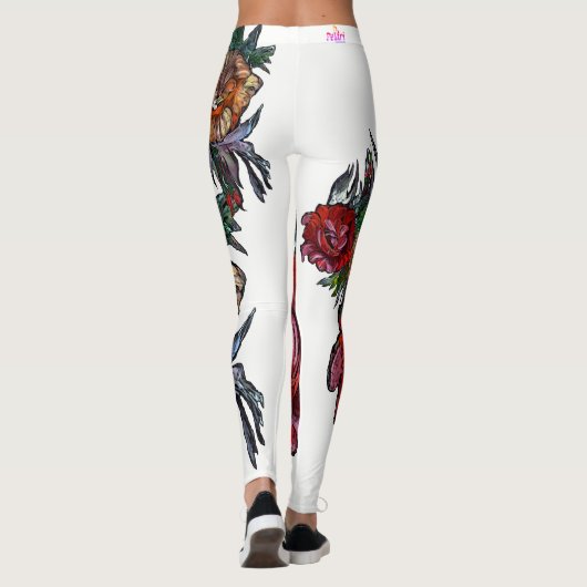 MATRYOSHKA SAMMLUNG, tragbare KUNST Leggings (Rückseite)