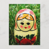 Matryoshka Ukrainische Volkskunst Postkarte (Vorderseite)
