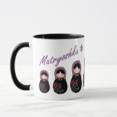 Matryoshka Wecker-Tasse Tasse (Links)