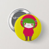 Matryoska ,(Stift) Button (Vorne & Hinten)