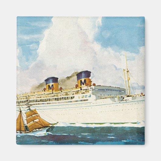 Matson Liner bis Hawaii Magnet (Vorne)