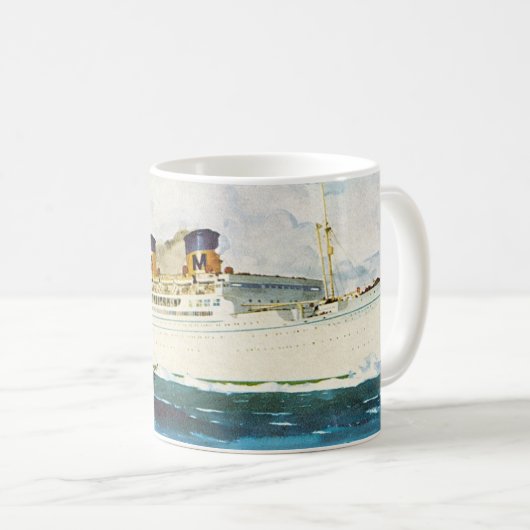 Matson Zwischenlage nach Hawaii Kaffeetasse (VorderseiteRechts)