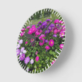Matsumoto-Blume Runde Wanduhr (Winkel)