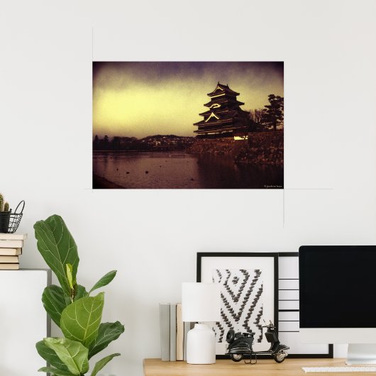 Matsumoto Castle, Japan Poster (Heimbüro)