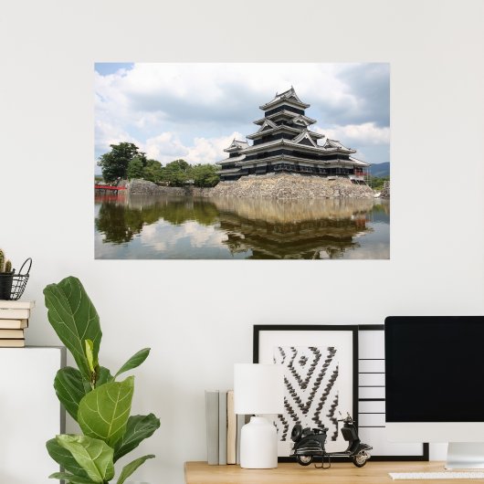 Matsumoto Castle Poster (Heimbüro)