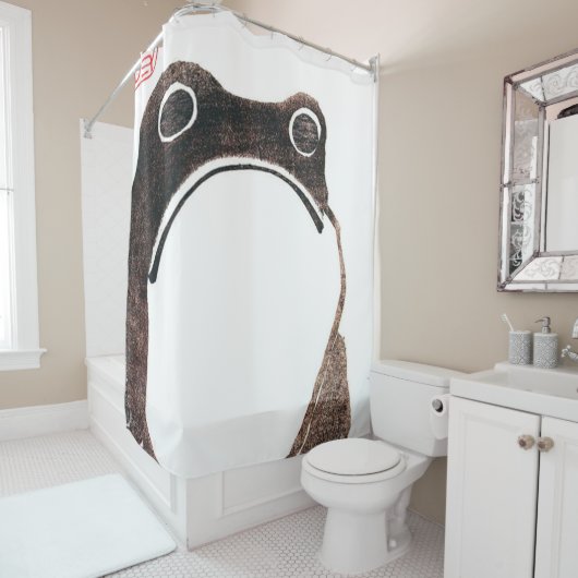 Matsumoto Hoji Frog Duschvorhang (Beispiel)