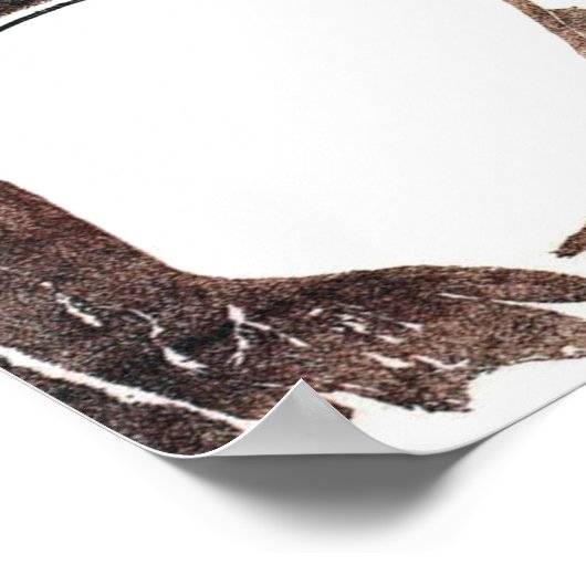 Matsumoto Hoji Frog Poster (Ecke)