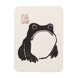 Matsumoto Hoji Frog Sad Melancholy Japanischer Kün Magnet