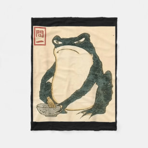 Matsumoto Hoji Japanischer Frog Ukiyo-e Toad Meme  Fleecedecke