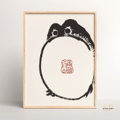 Matsumoto Hoji Sad Frosch Art Print Poster