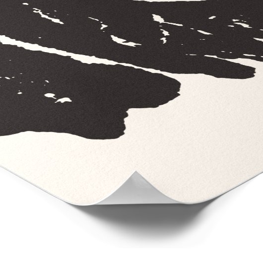 Matsumoto Hojis Sad Frog Art Print Poster (Ecke)