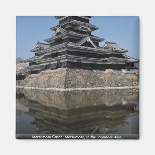 Matsumoto-Schloss, Matsumoto, in den japanischen Magnet